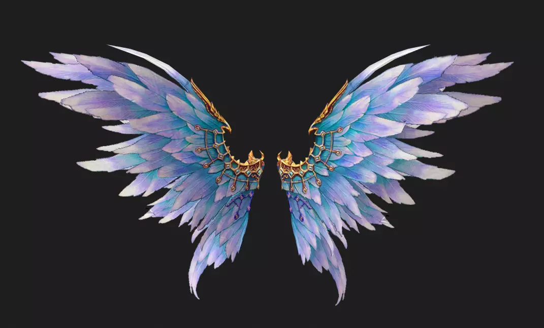Angel Wing 3D model_0