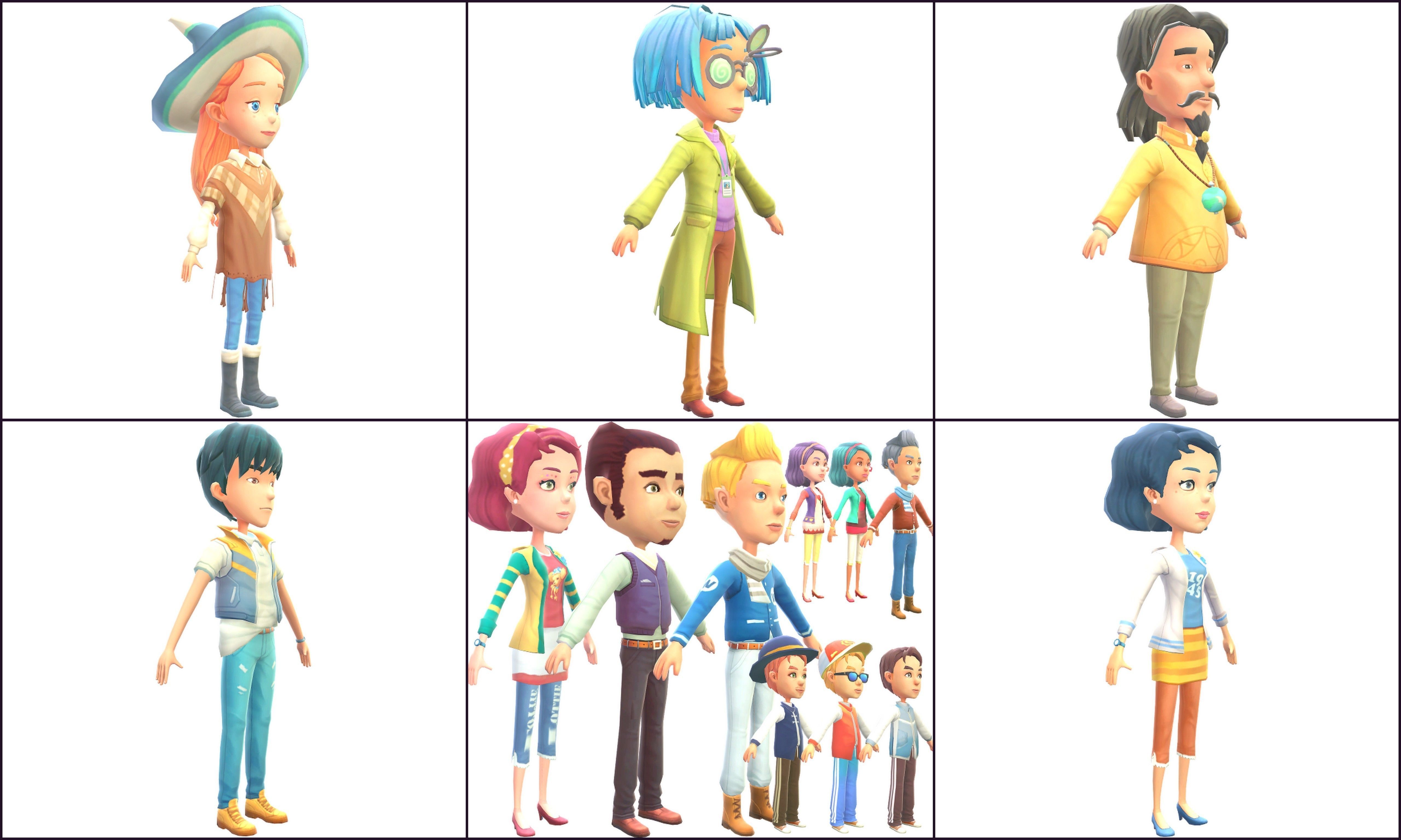 Collection Characters animals Low-poly 3D model_15