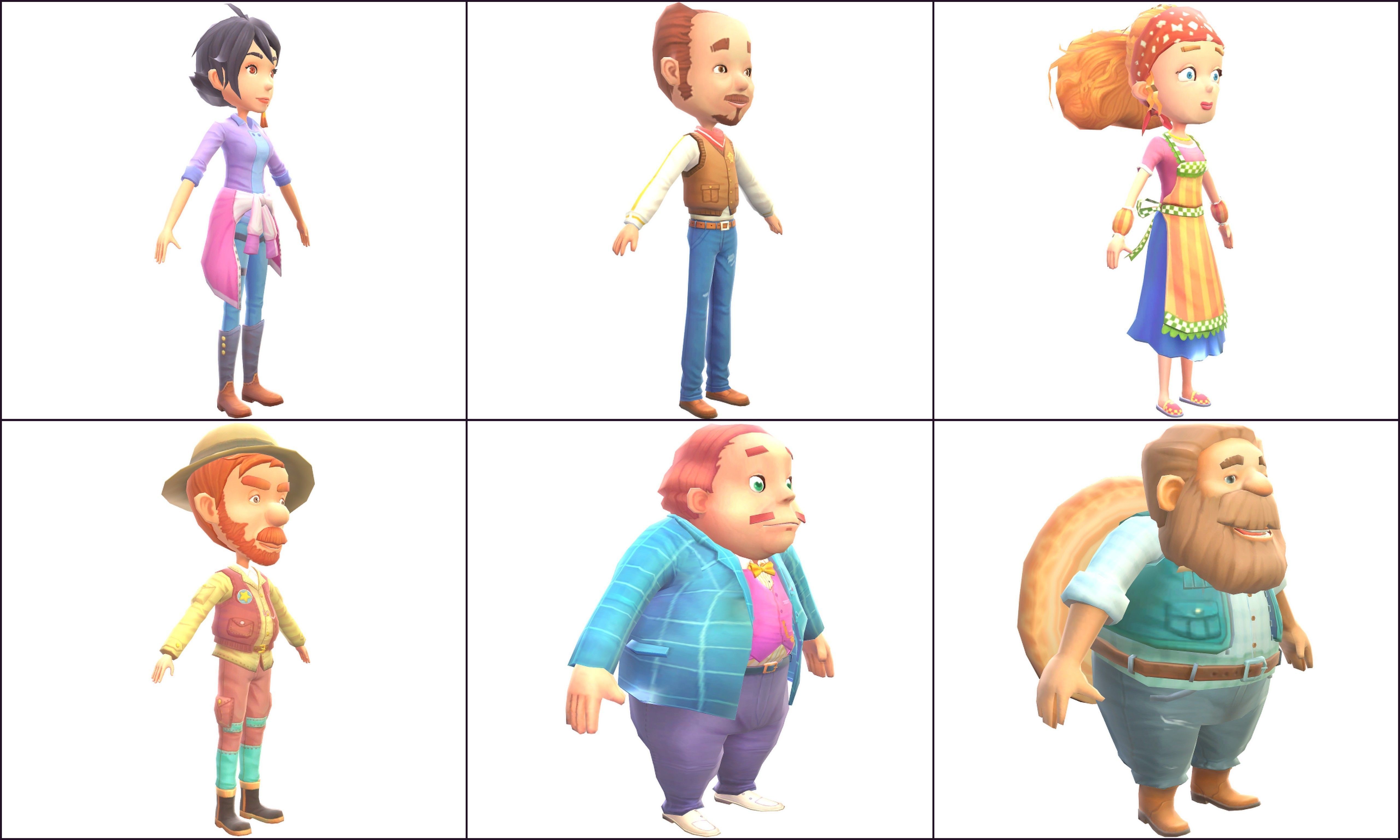 Collection Characters animals Low-poly 3D model_11