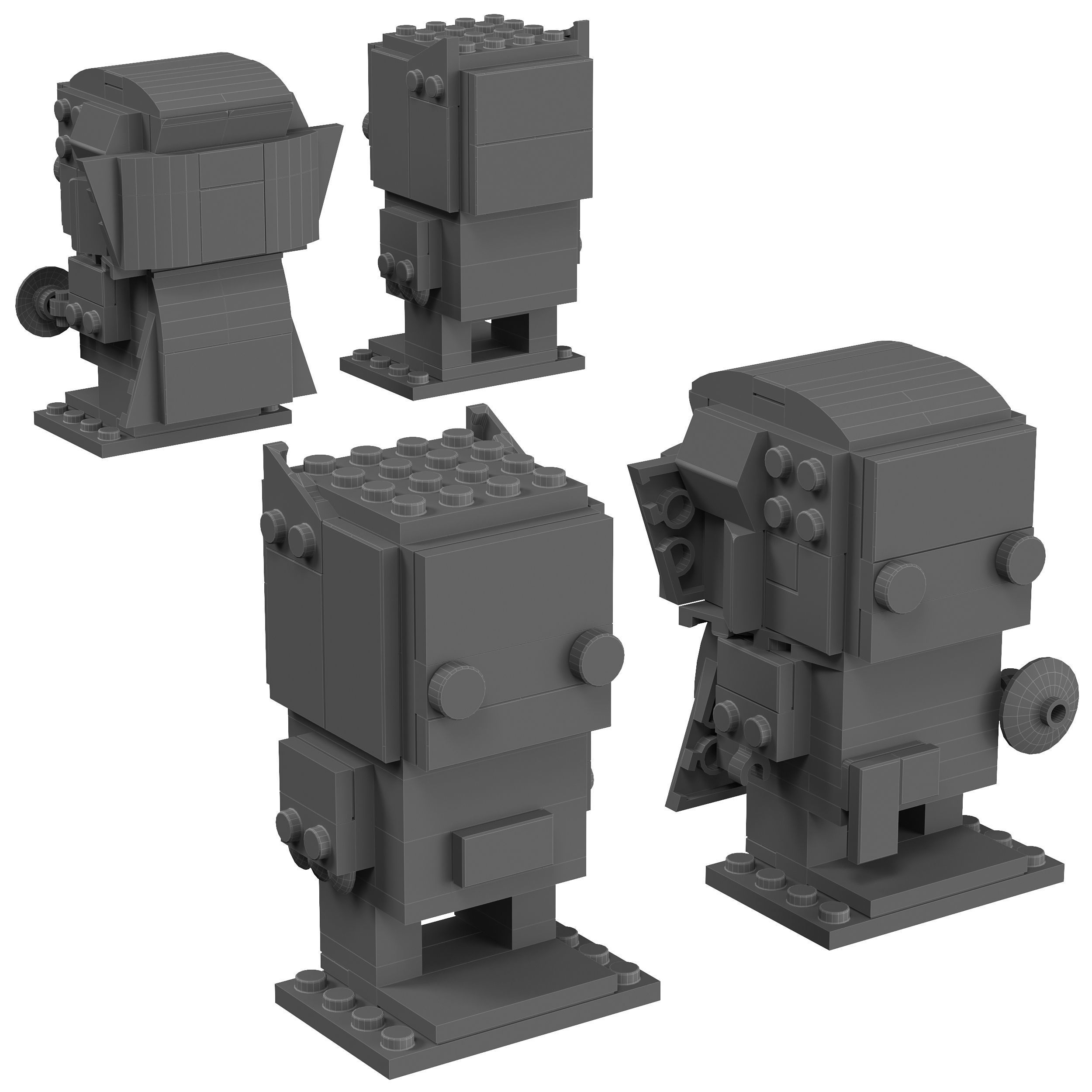 Lego - 41493 Black Panther and Doctor Strange 3D model_1