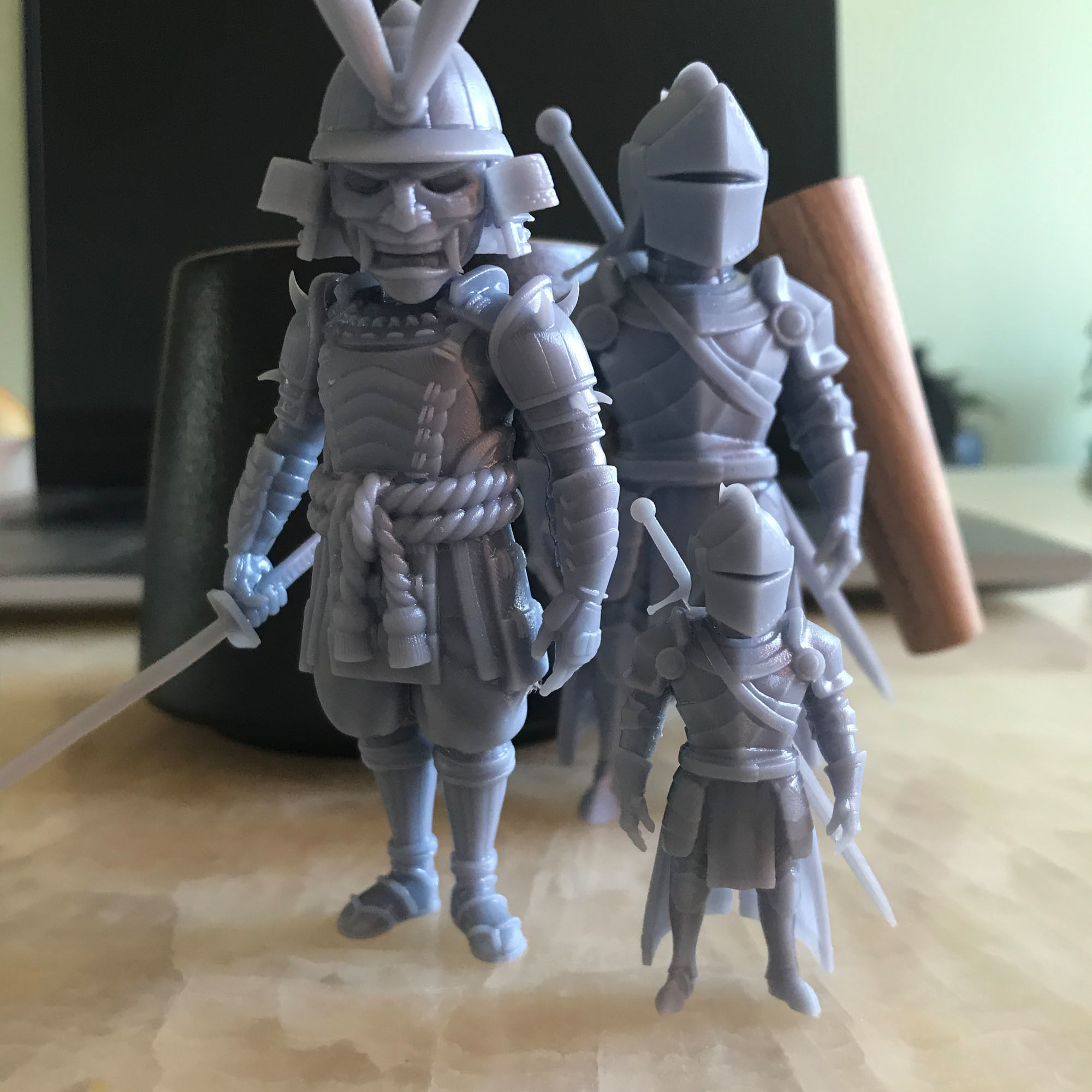 Samurai Miniature 2 -Mini Troop -3D print model Free 3D print model_7