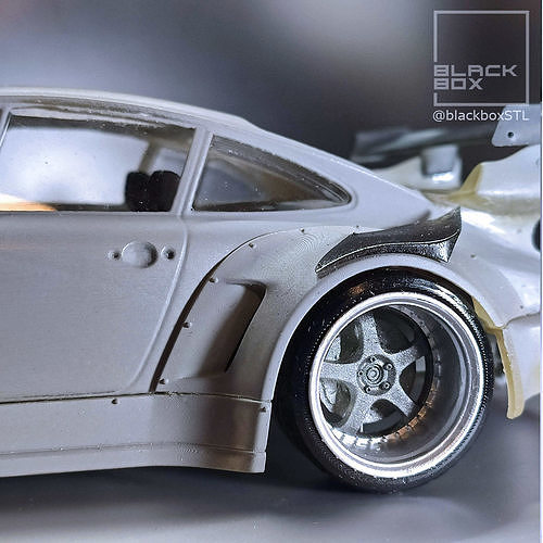RWB BODY KIT for Porsche 1988 TAMIYA 1-24th 3D print model 6