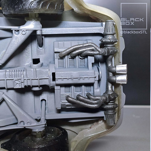 RWB BODY KIT for Porsche 1988 TAMIYA 1-24th 3D print model 7