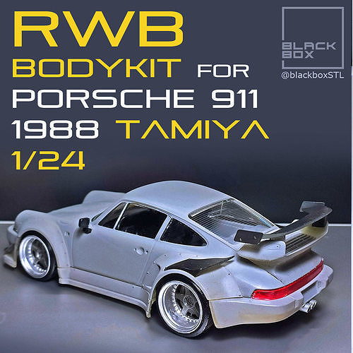 RWB BODY KIT for Porsche 1988 TAMIYA 1-24th 3D print model 4