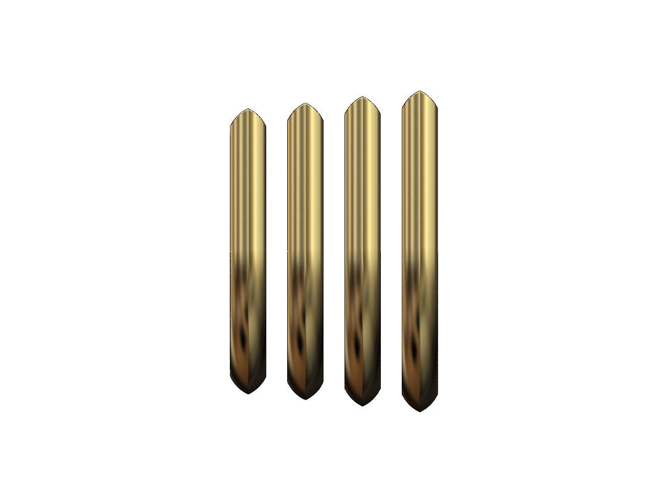 Rounded bar ring 3D print model_4