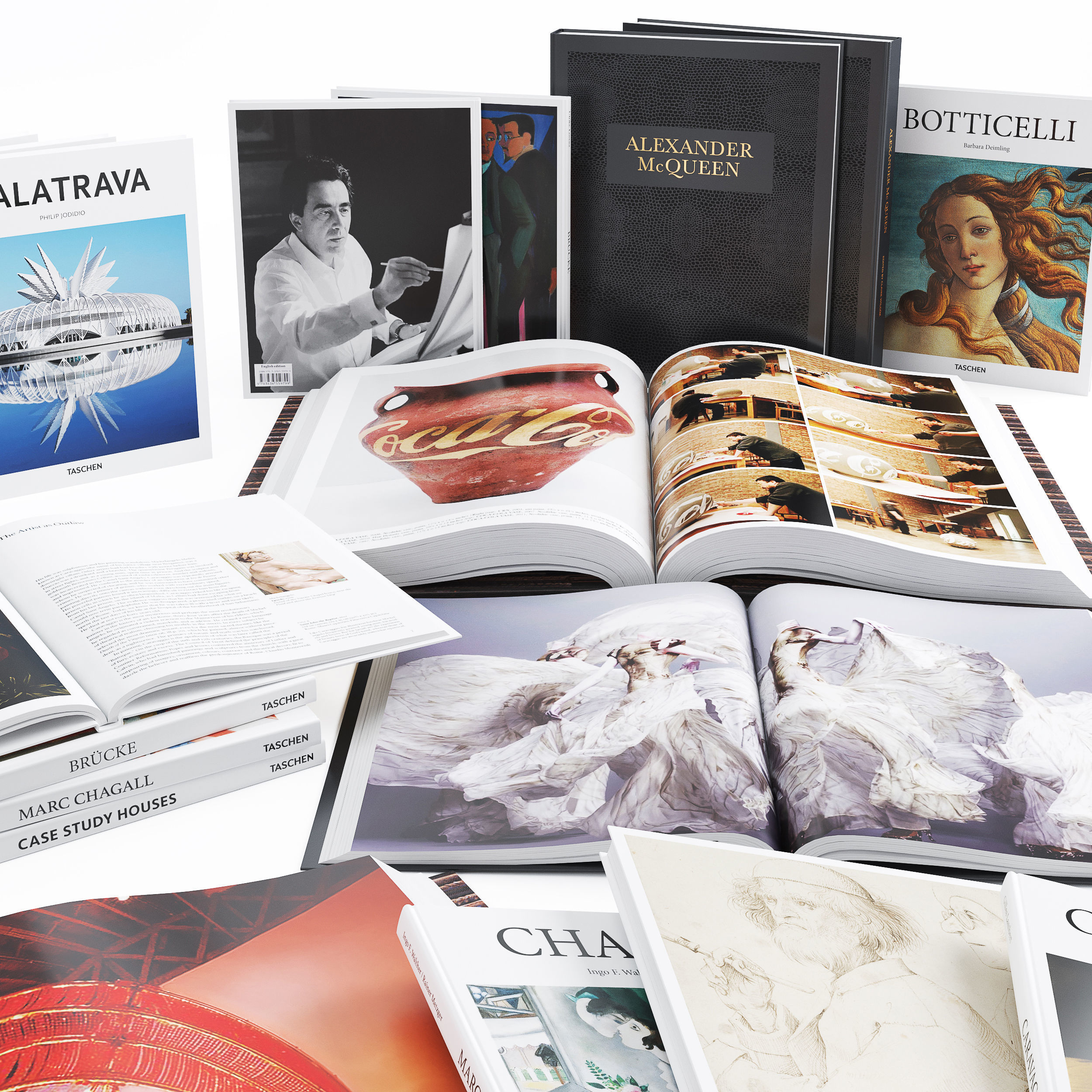 Book Set 2 gift of books 3D model_8