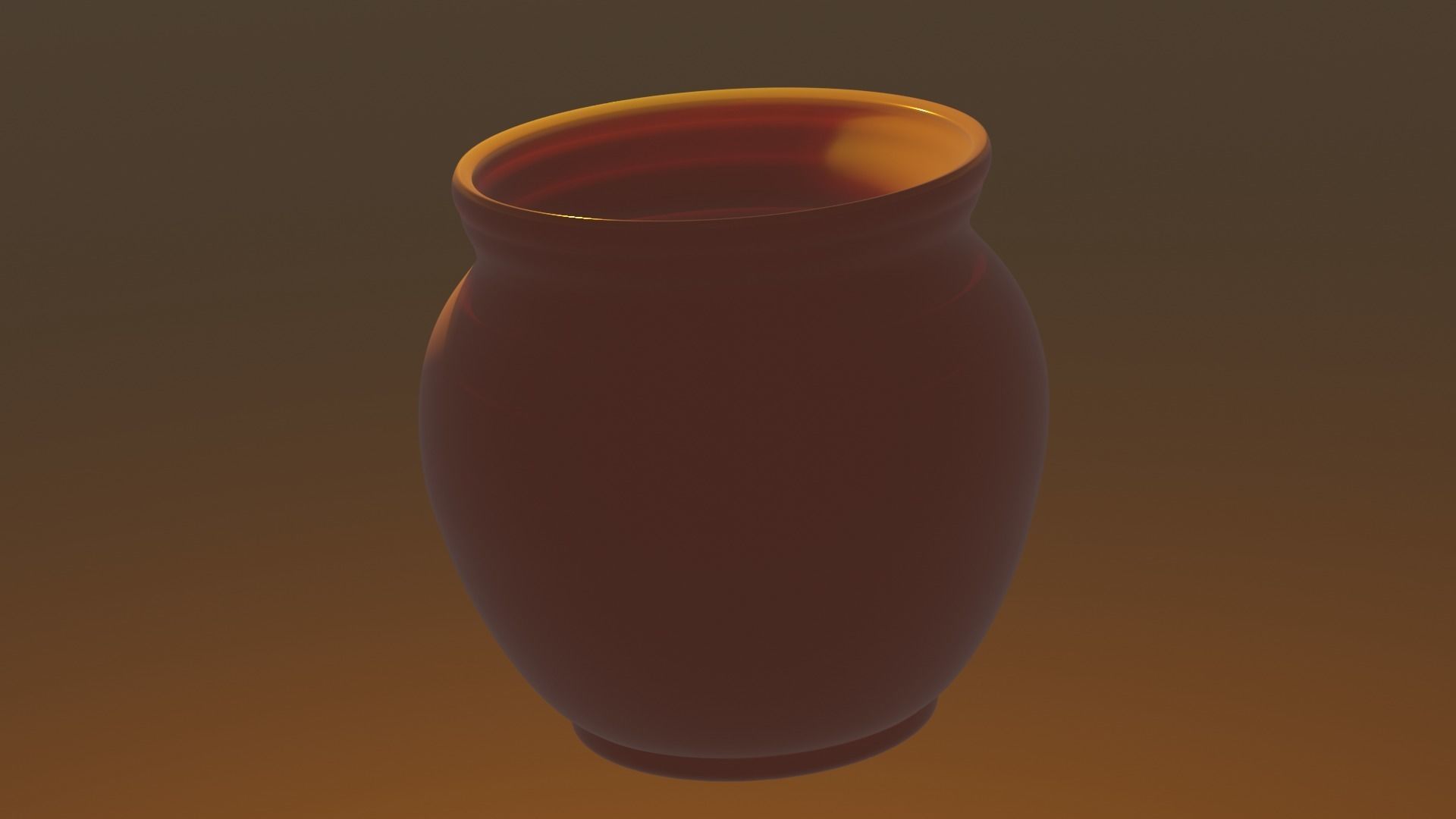 Asian Clay Pot 3D print model_4