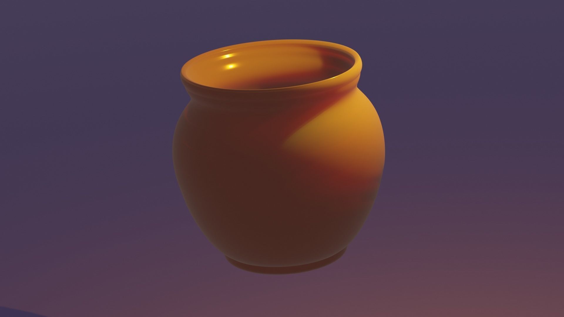 Asian Clay Pot 3D print model_1