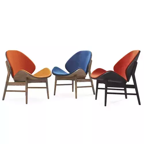 The Orange Lounge Chair