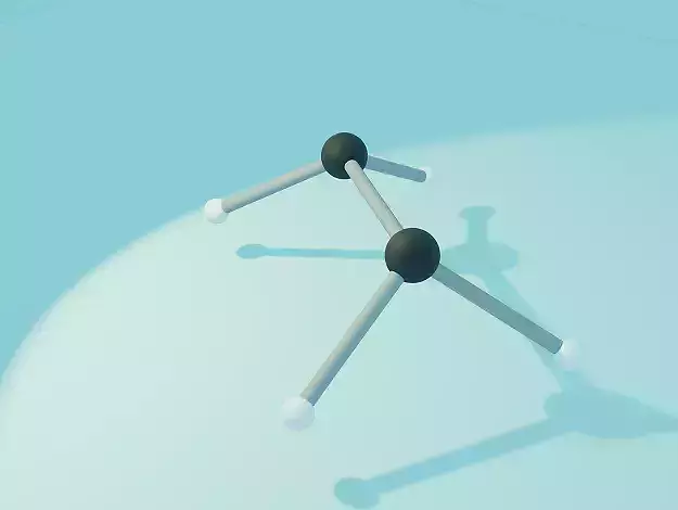 Organic Chemistry - Ethylene 3D print model