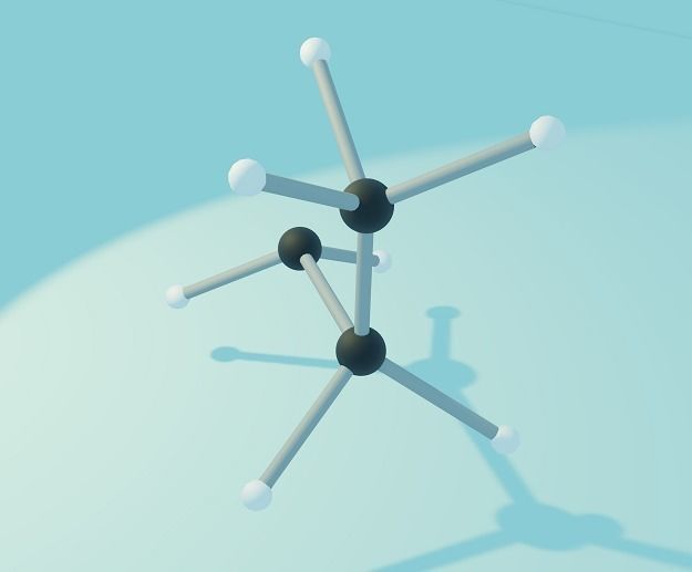 Organic Chemistry - Propylene 3D print model_1
