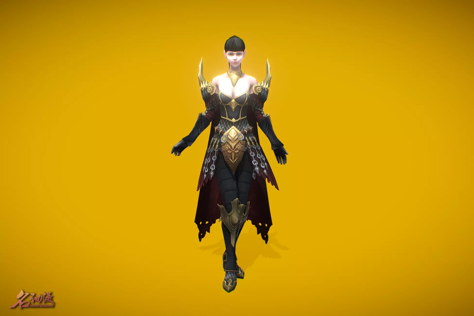 RPG Warrior Princess Low-poly 3D model