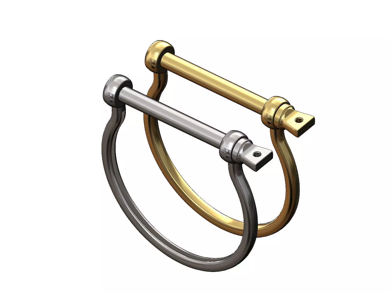 Screw cuff Sailing buckle bracelet 3D print model_0