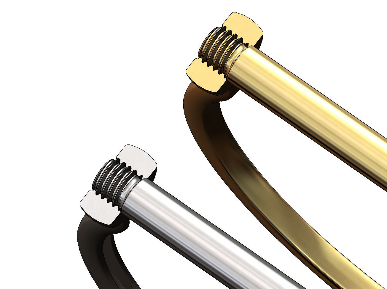 Screw cuff Sailing buckle bracelet 3D print model_12