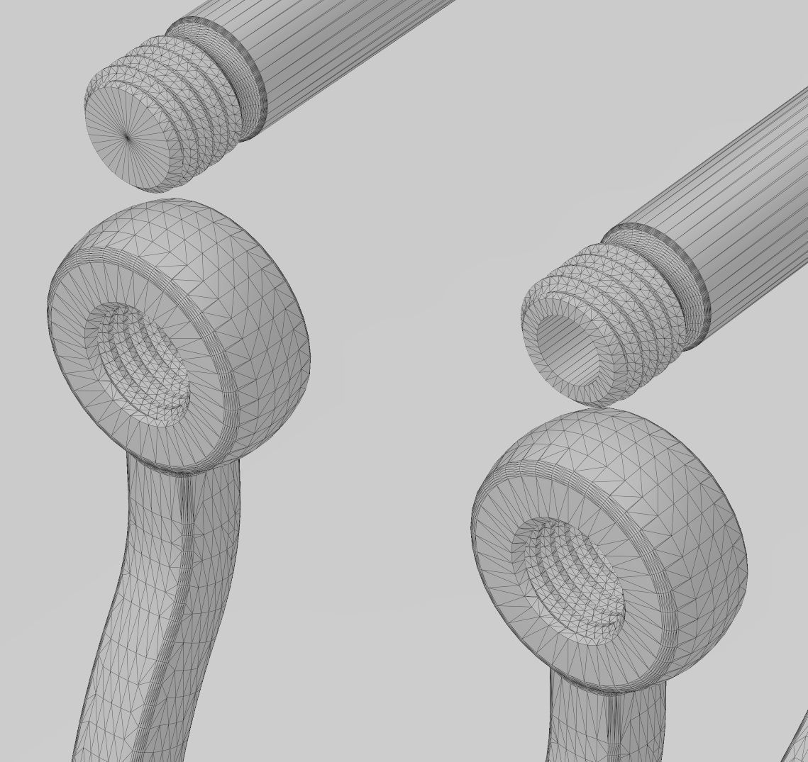 Screw cuff Sailing buckle bracelet 3D print model_19