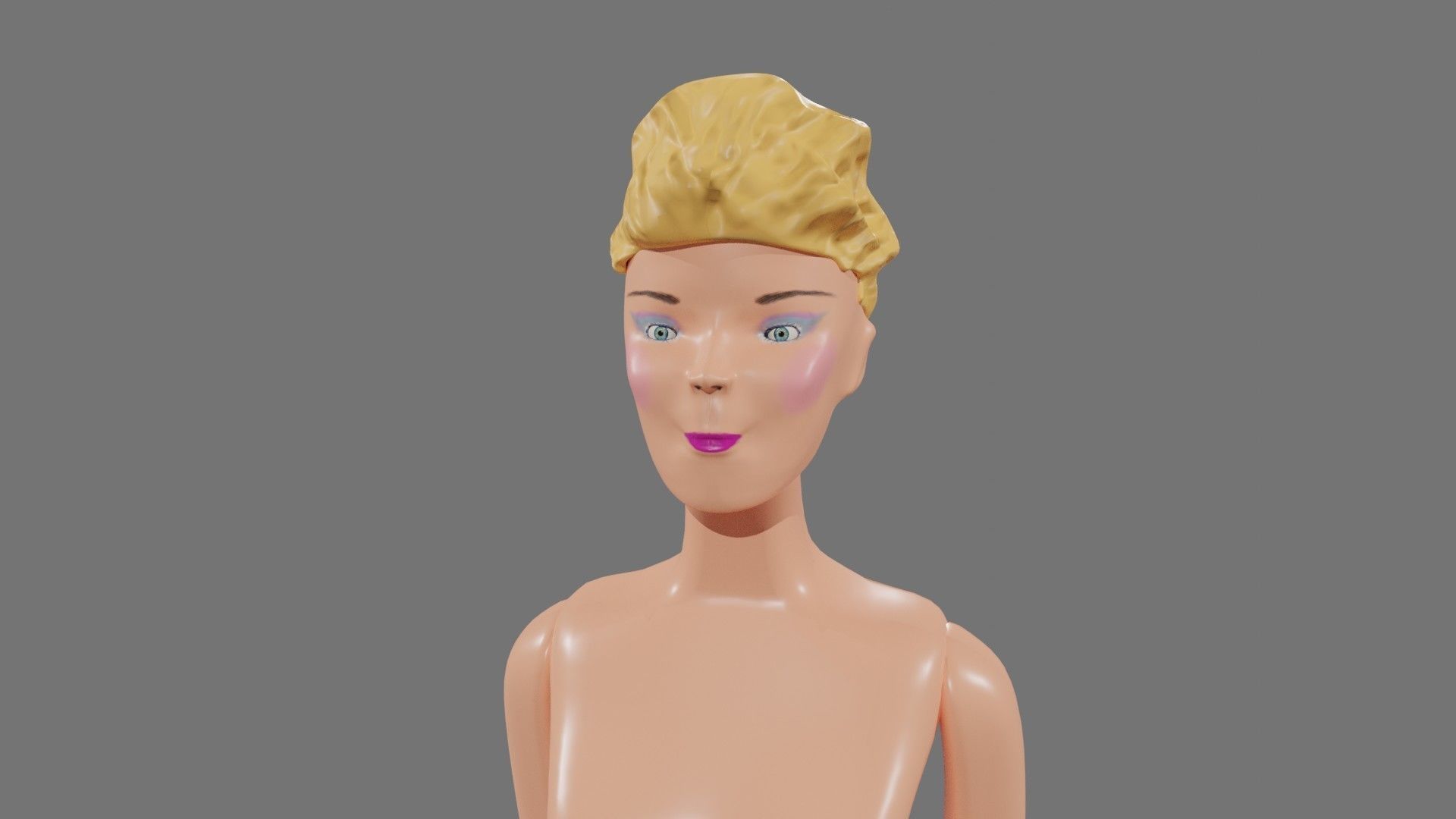 Toy Barbie 3D Model 3D model_5