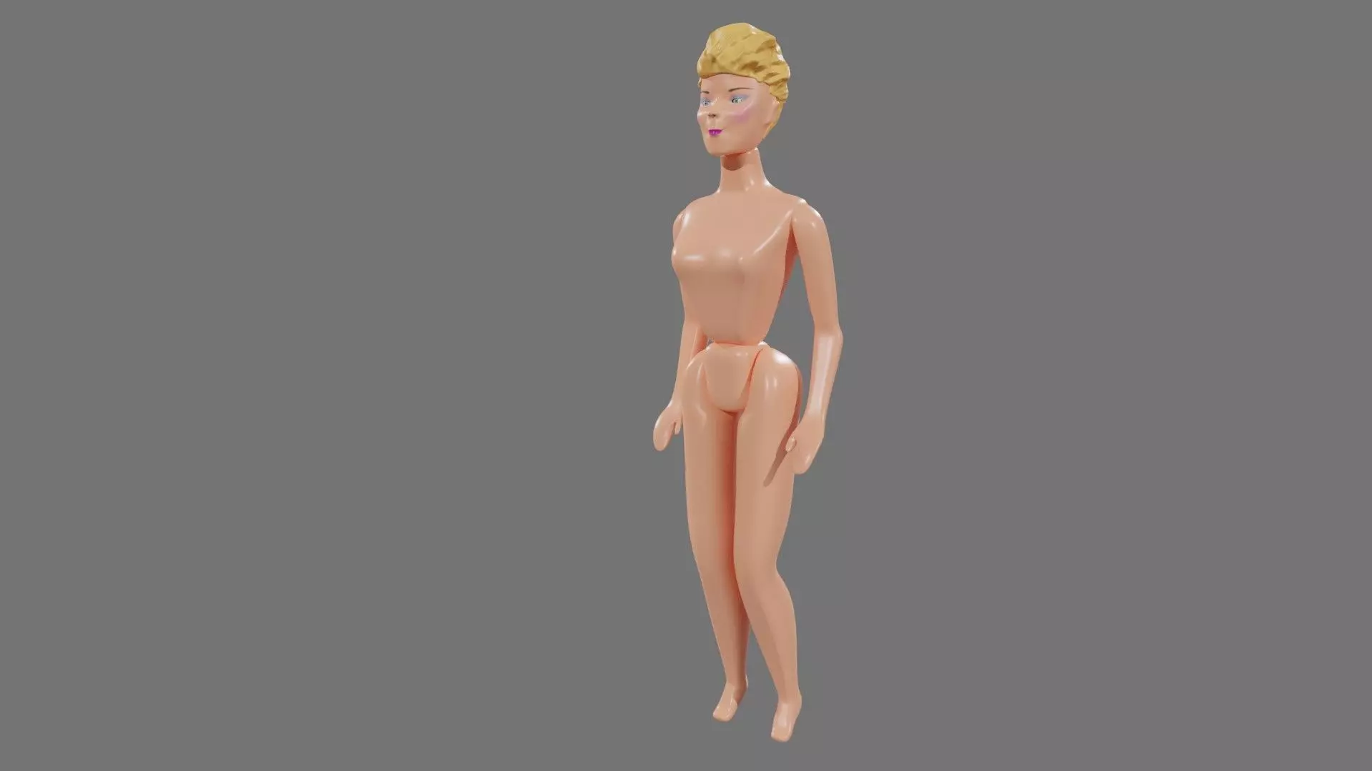 Toy Barbie 3D Model 3D model_0