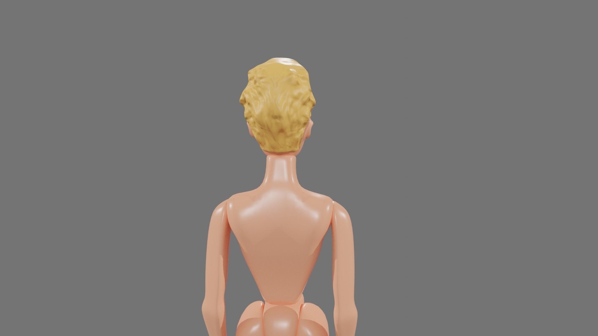 Toy Barbie 3D Model 3D model_9