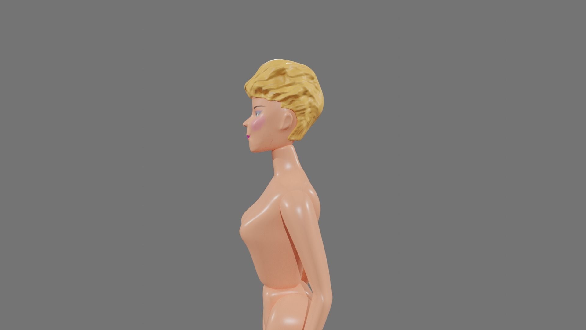 Toy Barbie 3D Model 3D model_10