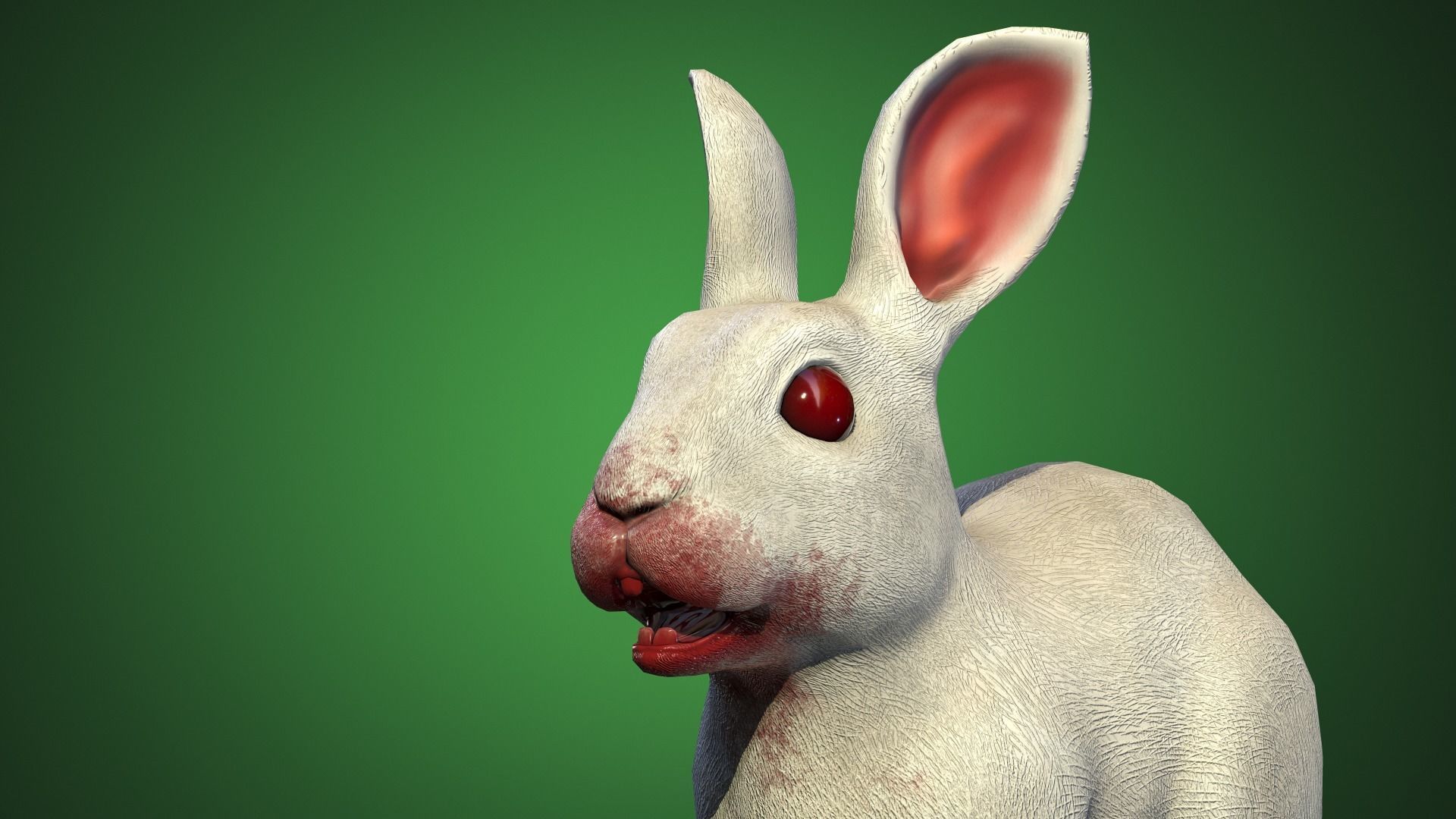 Bunny Rigged Animated Game-ready Low-poly 3D model_7