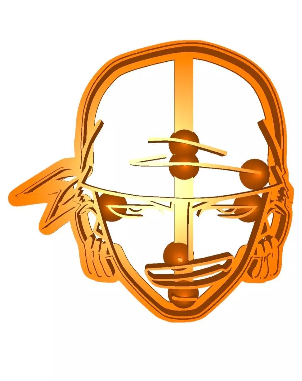 MakeIT Cookie Cutter Roronoa Zoro 3D model