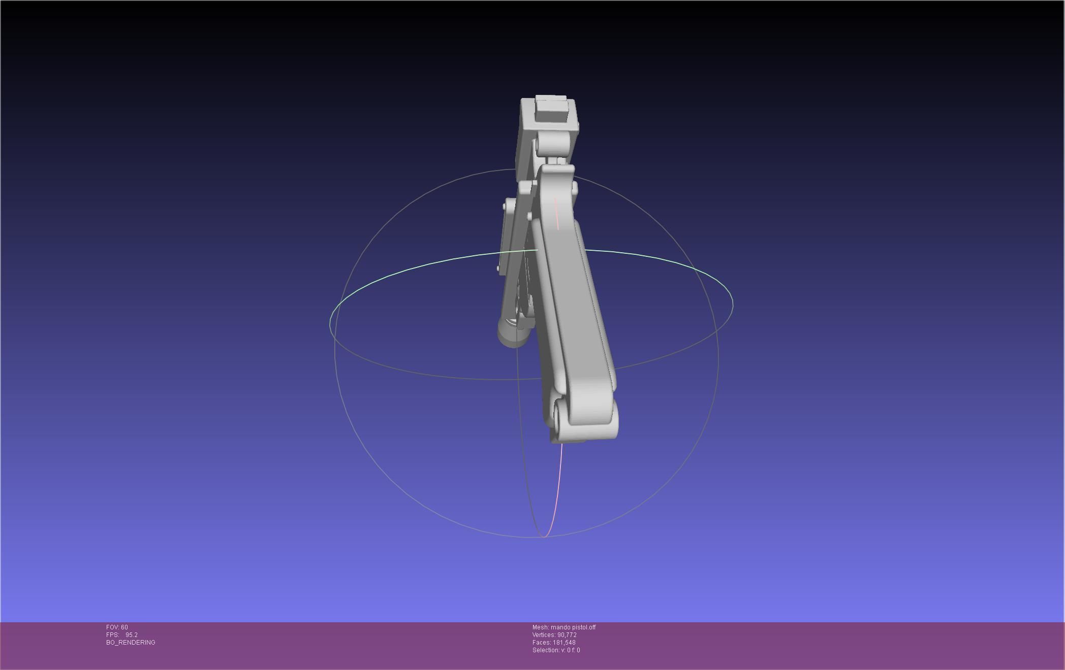Star Wars The Mandalorian Blaster Pistol Basic Model 3D model_28