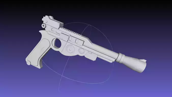Star Wars The Mandalorian Blaster Pistol Basic Model 3D model