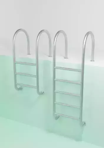 PBR Low Poly Pool Ladder