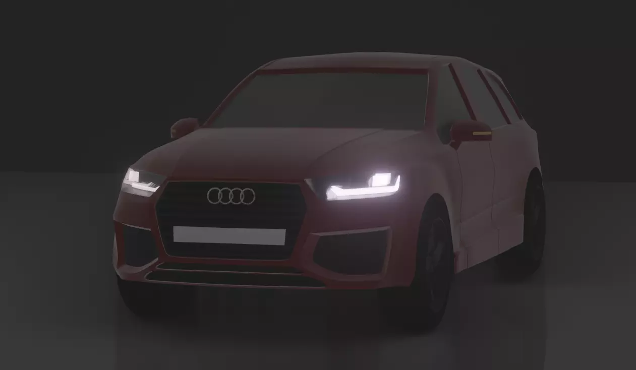 Audi SQ7 2017 Free low-poly 3D model