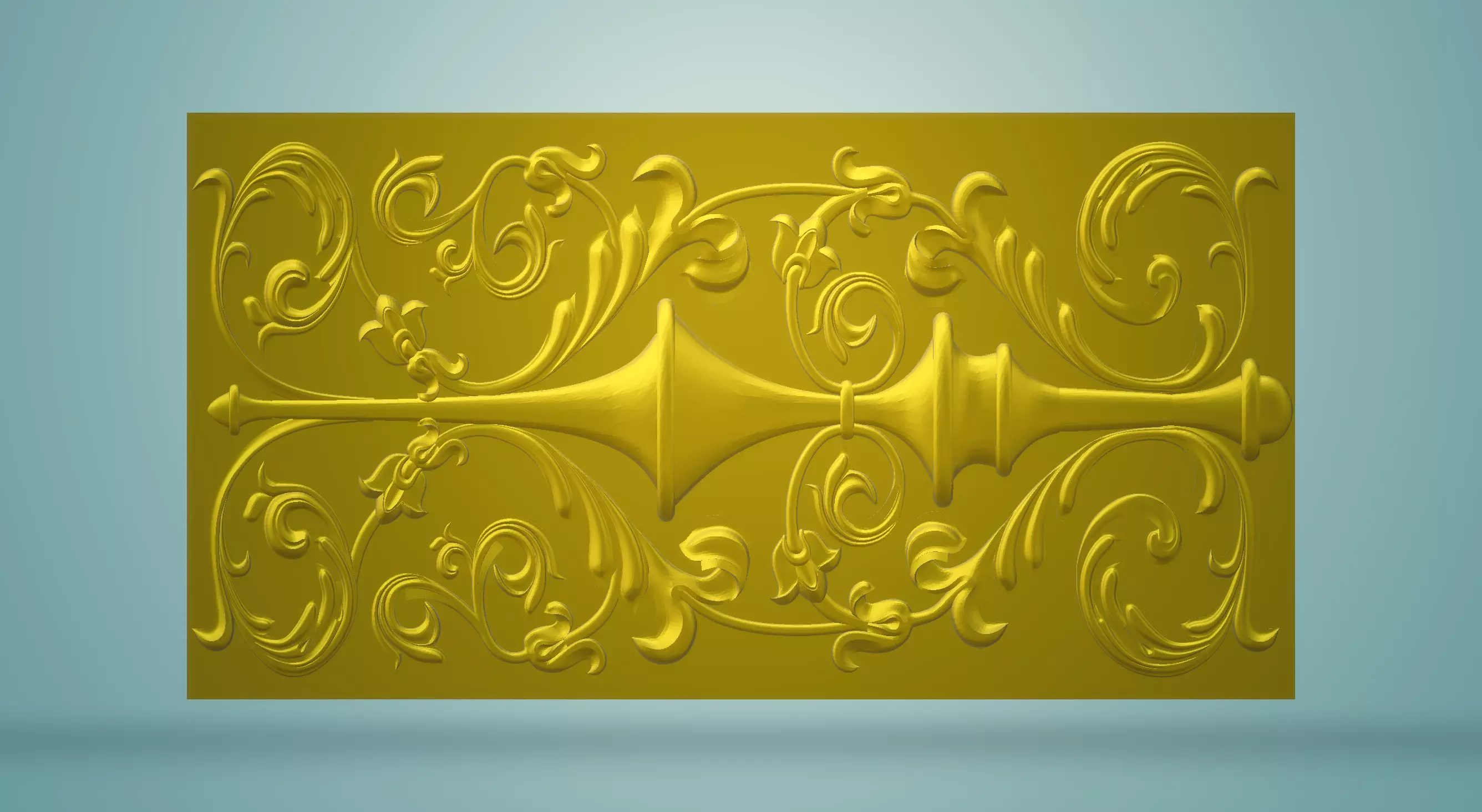 Ornament for Decor and engraving 3D print model