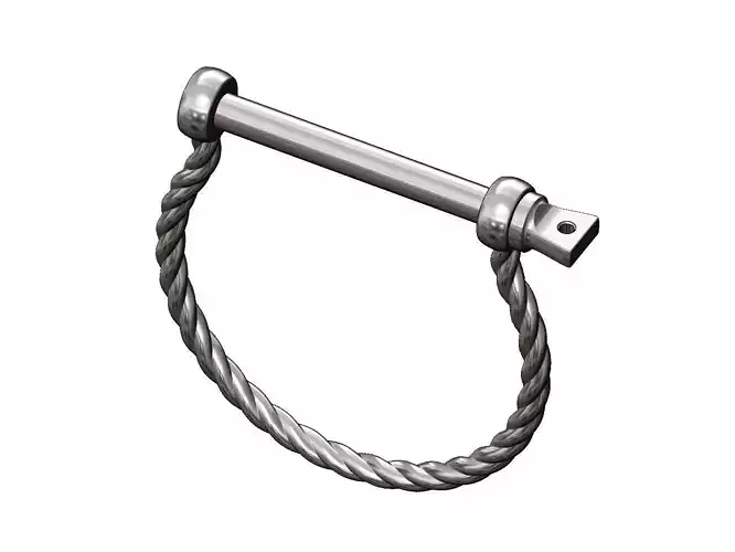Braided wire Screw cuff Sailing buckle bracelet  3D print model