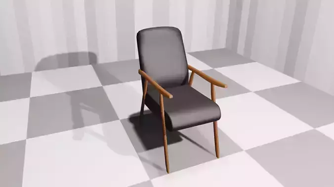 3d model of chair