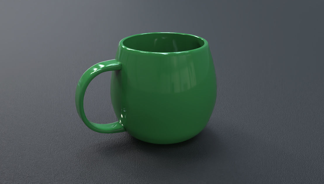 Coffee Mug 3D Model Low-poly 3D model_2