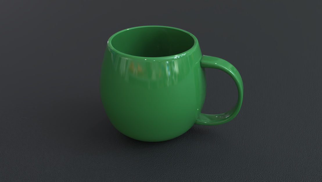 Coffee Mug 3D Model Low-poly 3D model_11