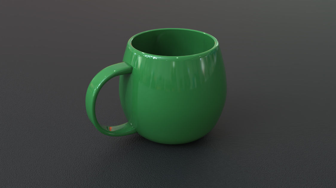 Coffee Mug 3D Model Low-poly 3D model_4