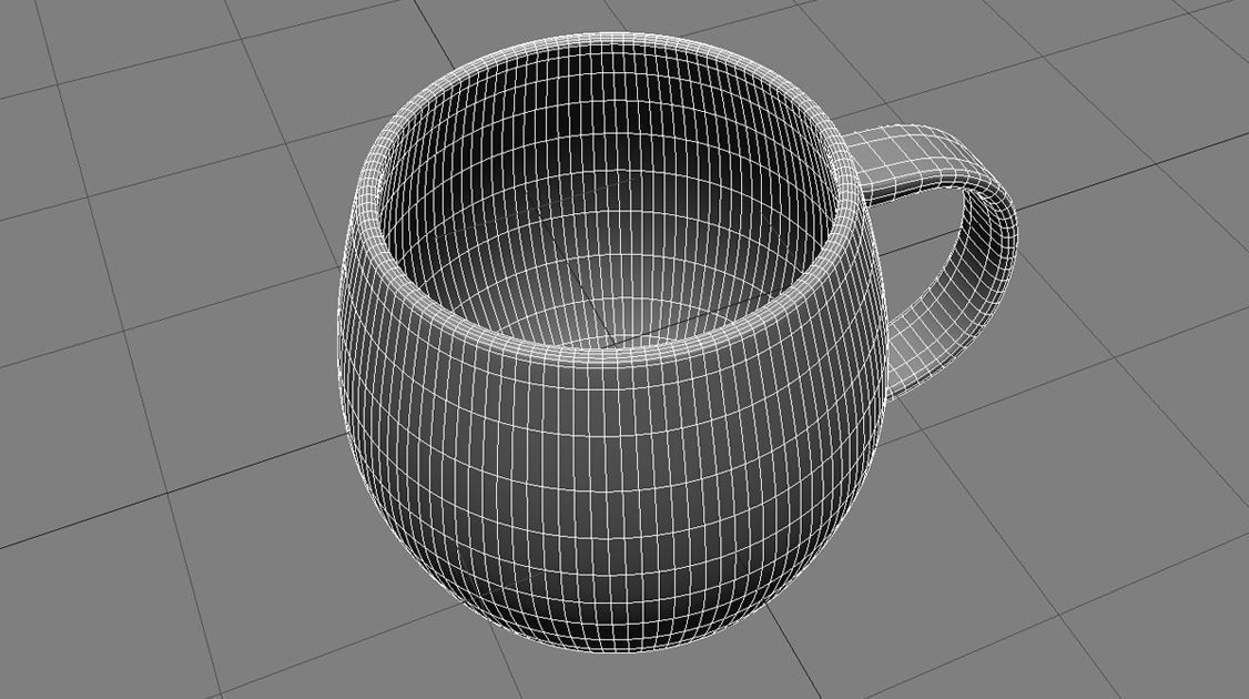 Coffee Mug 3D Model Low-poly 3D model_27