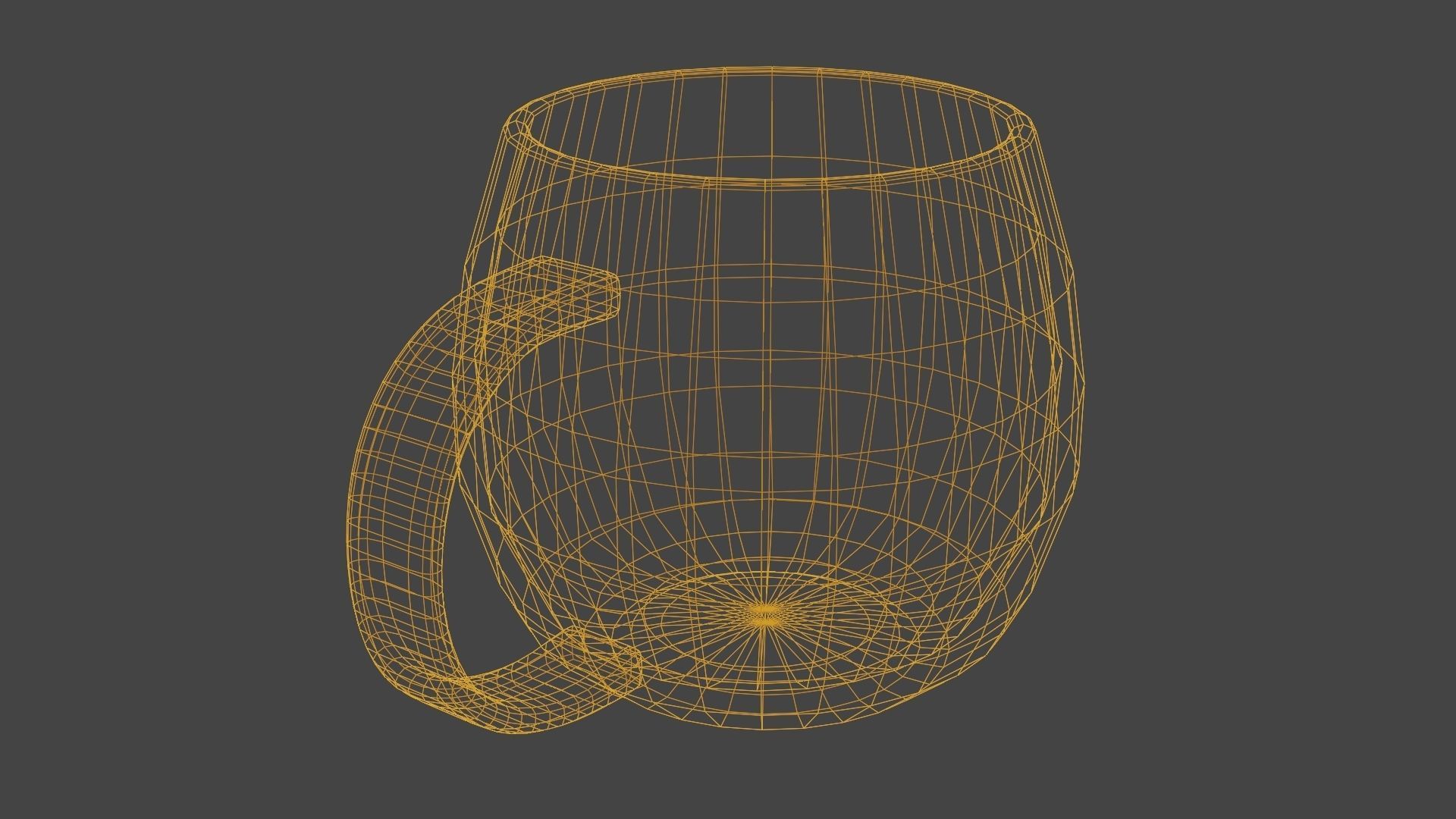 Coffee Mug 3D Model Low-poly 3D model_16