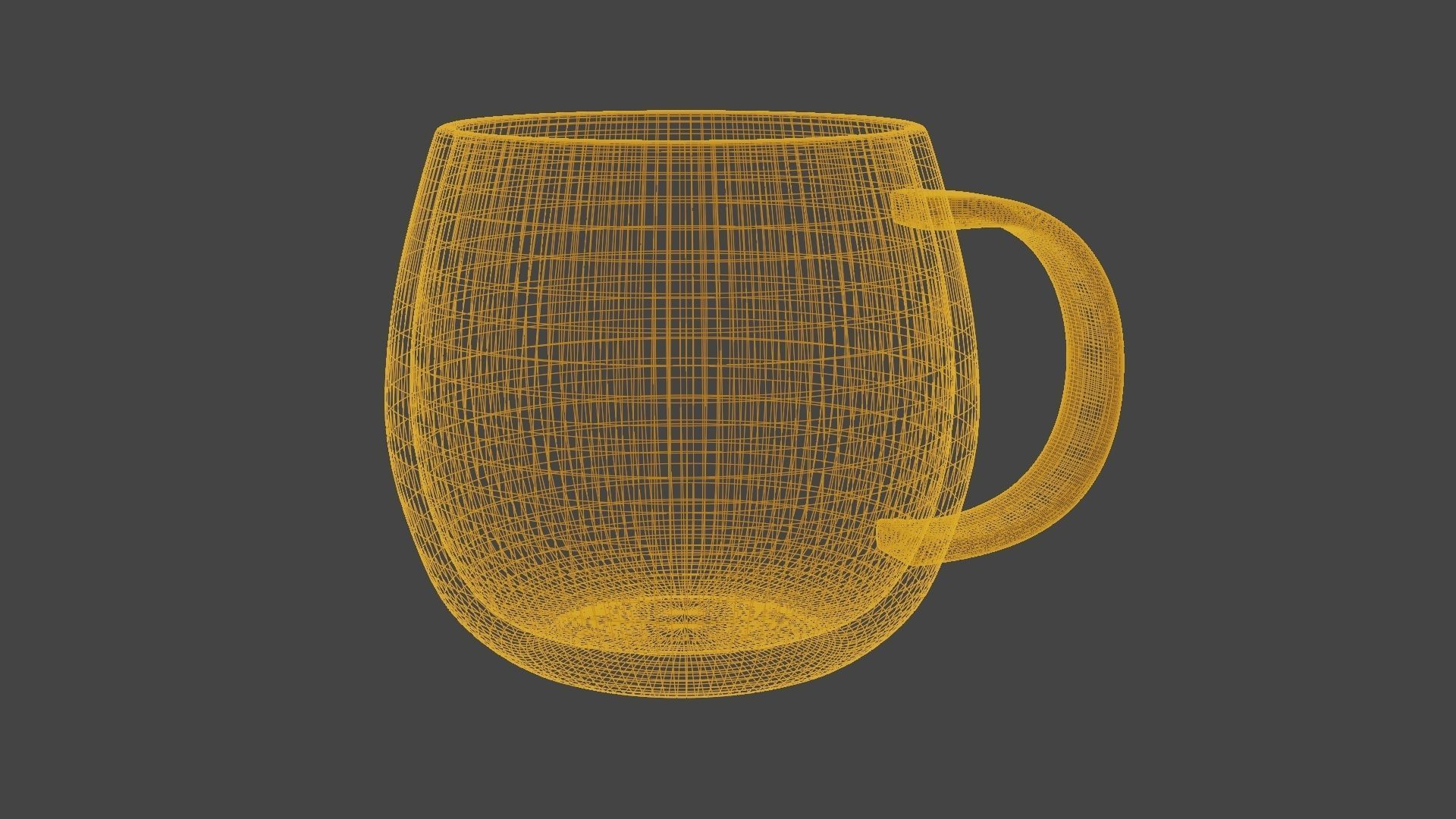 Coffee Mug 3D Model Low-poly 3D model_7