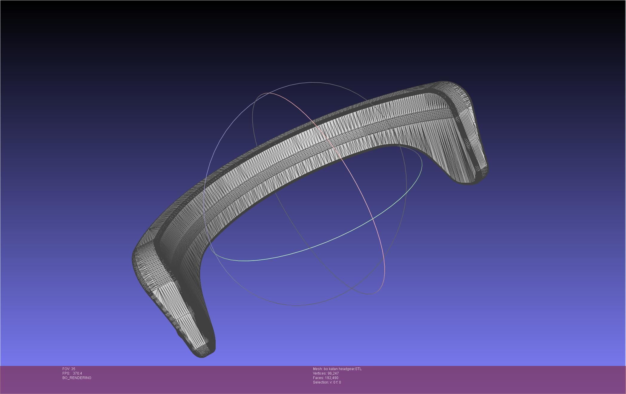 Star Wars The Mandalorian Bo-Katan Headgear Printable Model 3D print model_82