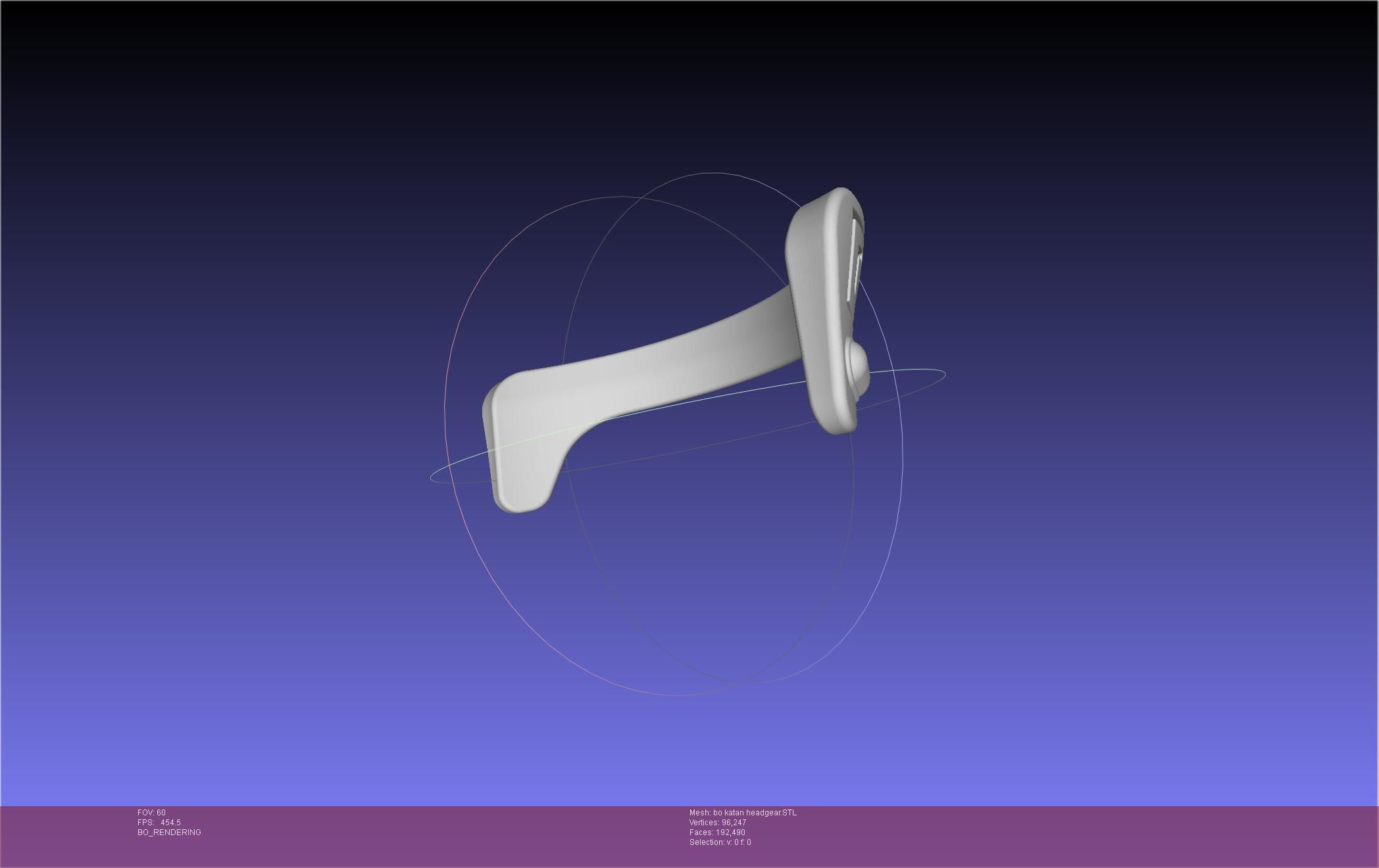 Star Wars The Mandalorian Bo-Katan Headgear Printable Model 3D print model_21