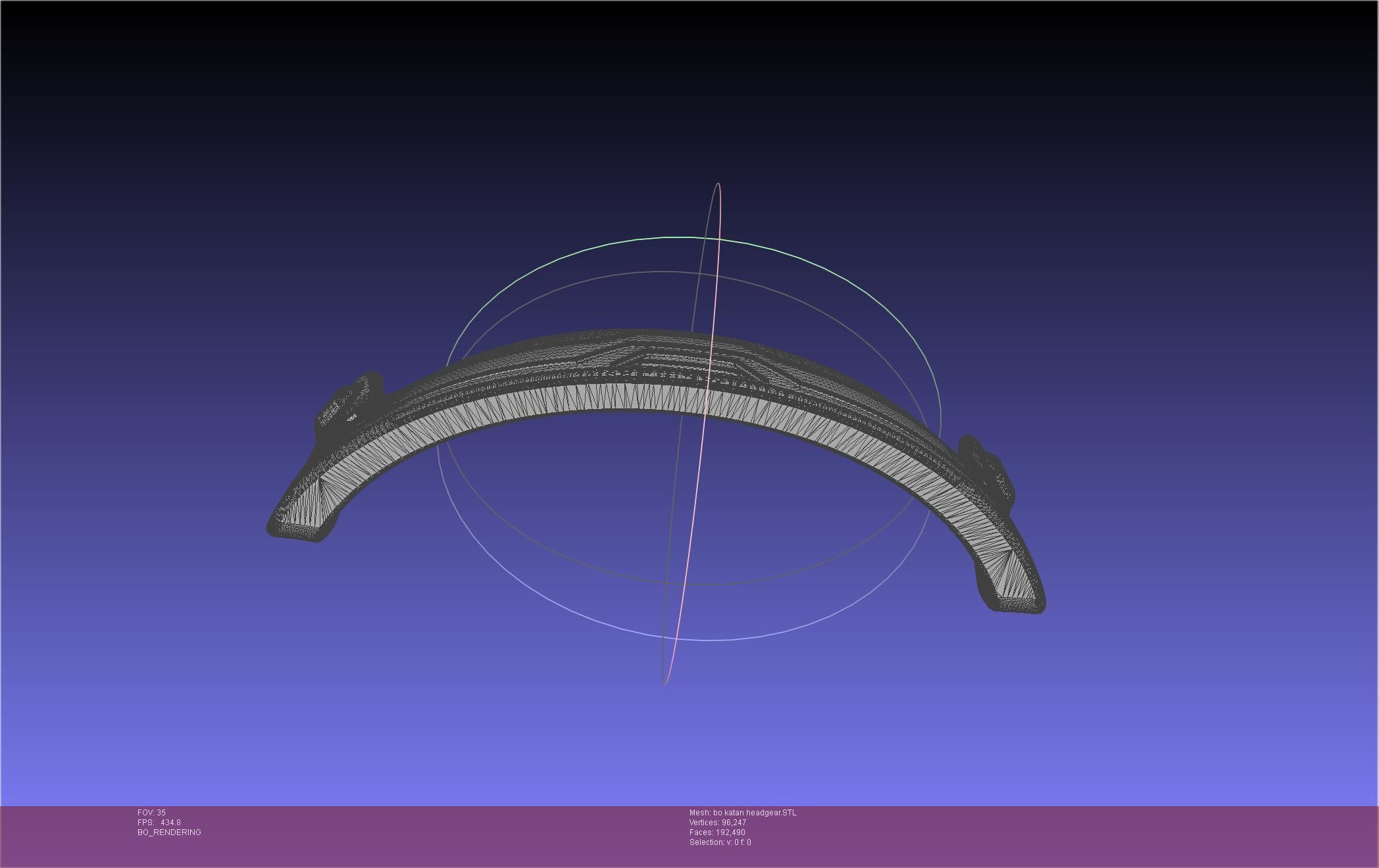 Star Wars The Mandalorian Bo-Katan Headgear Printable Model 3D print model_108