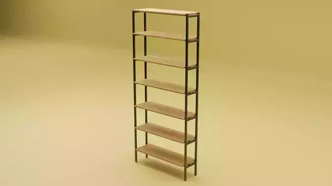 Metal Wooden Rack-Shelving