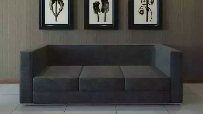 Living Divani Sofa 3D model