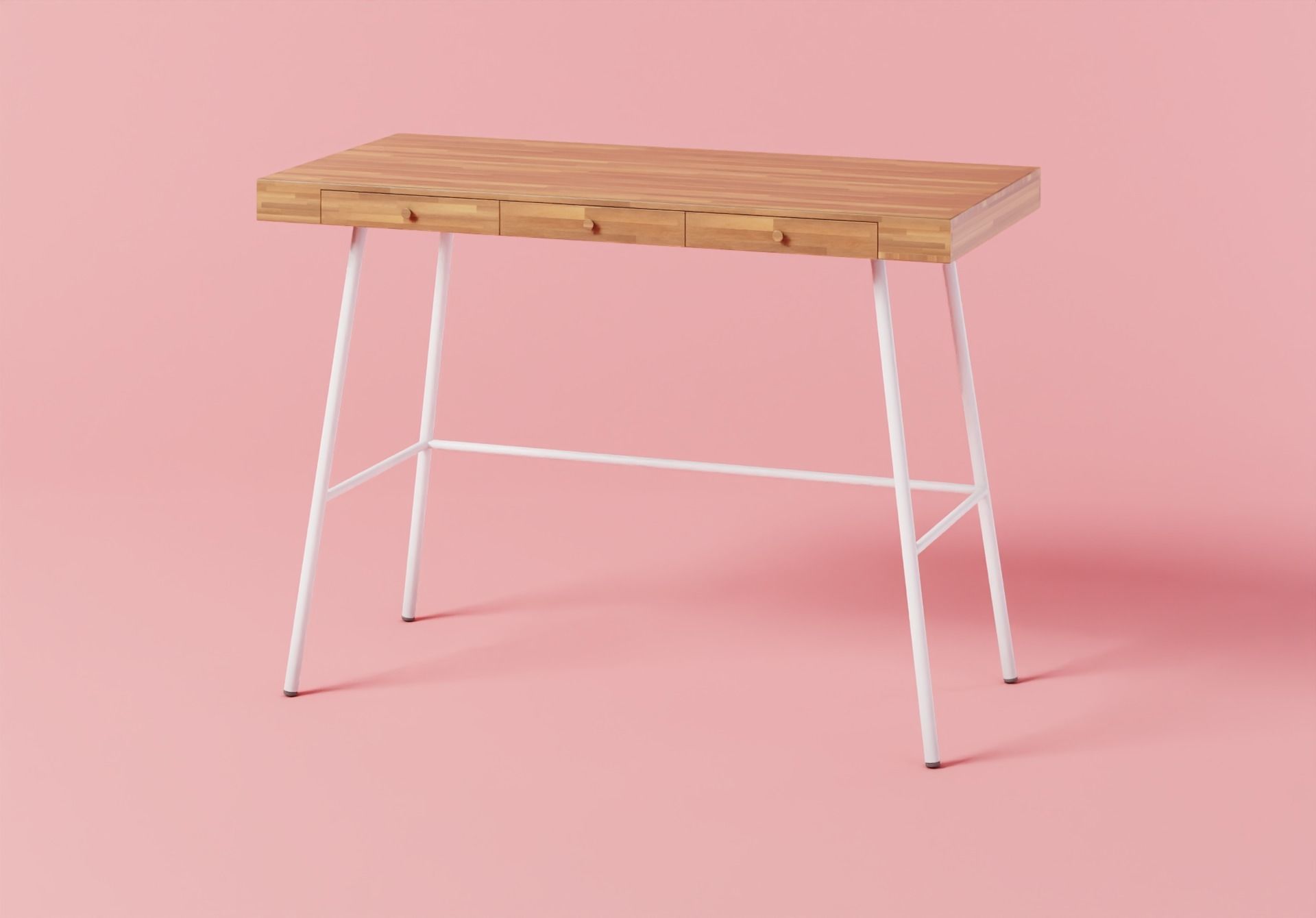 Small desk 3D model_1
