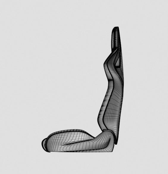 car seat 3D model_10