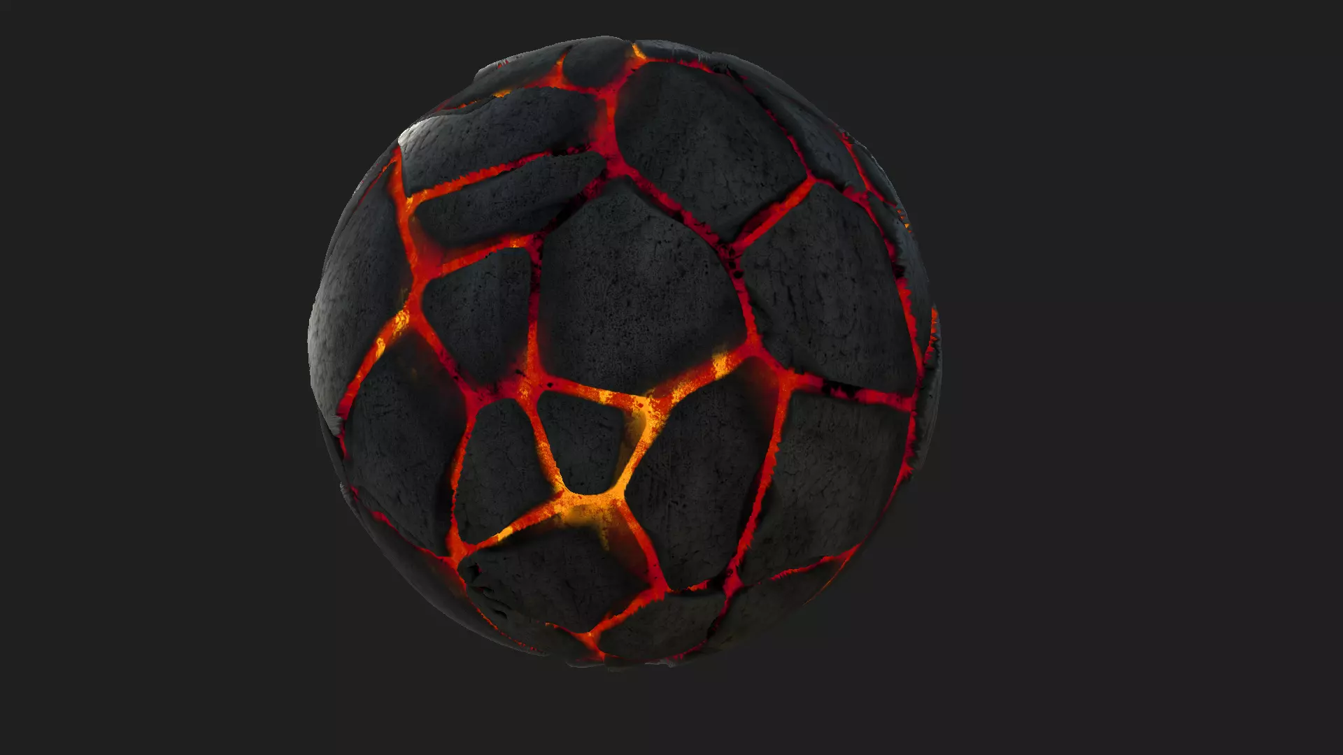 Rocks with Lava Free low-poly 3D model_0