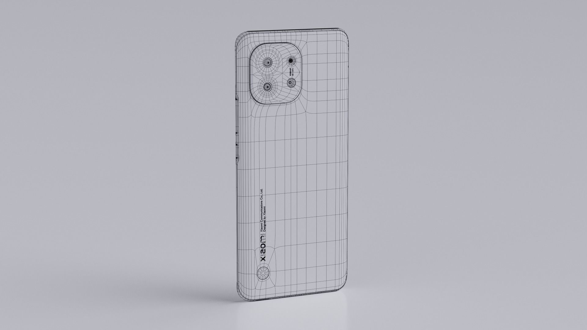 XIAOMI MI 11 2021 3D model_9