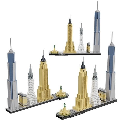 Lego Architecture Skyline  - 21028 New York City 3D model