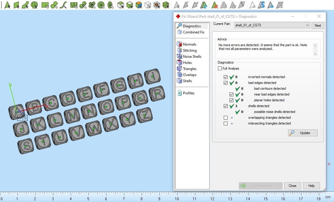 Charm 2    26 pieces 3D print model_13