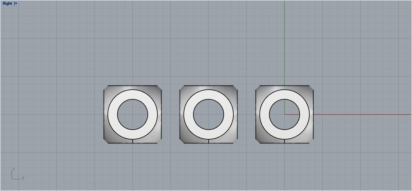 Charm 2    26 pieces 3D print model_9